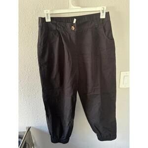 Halara black 100% cotton joggers size XL regular